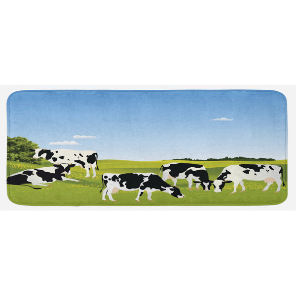 East Urban Home Cattle Kitchen Mat Wayfair